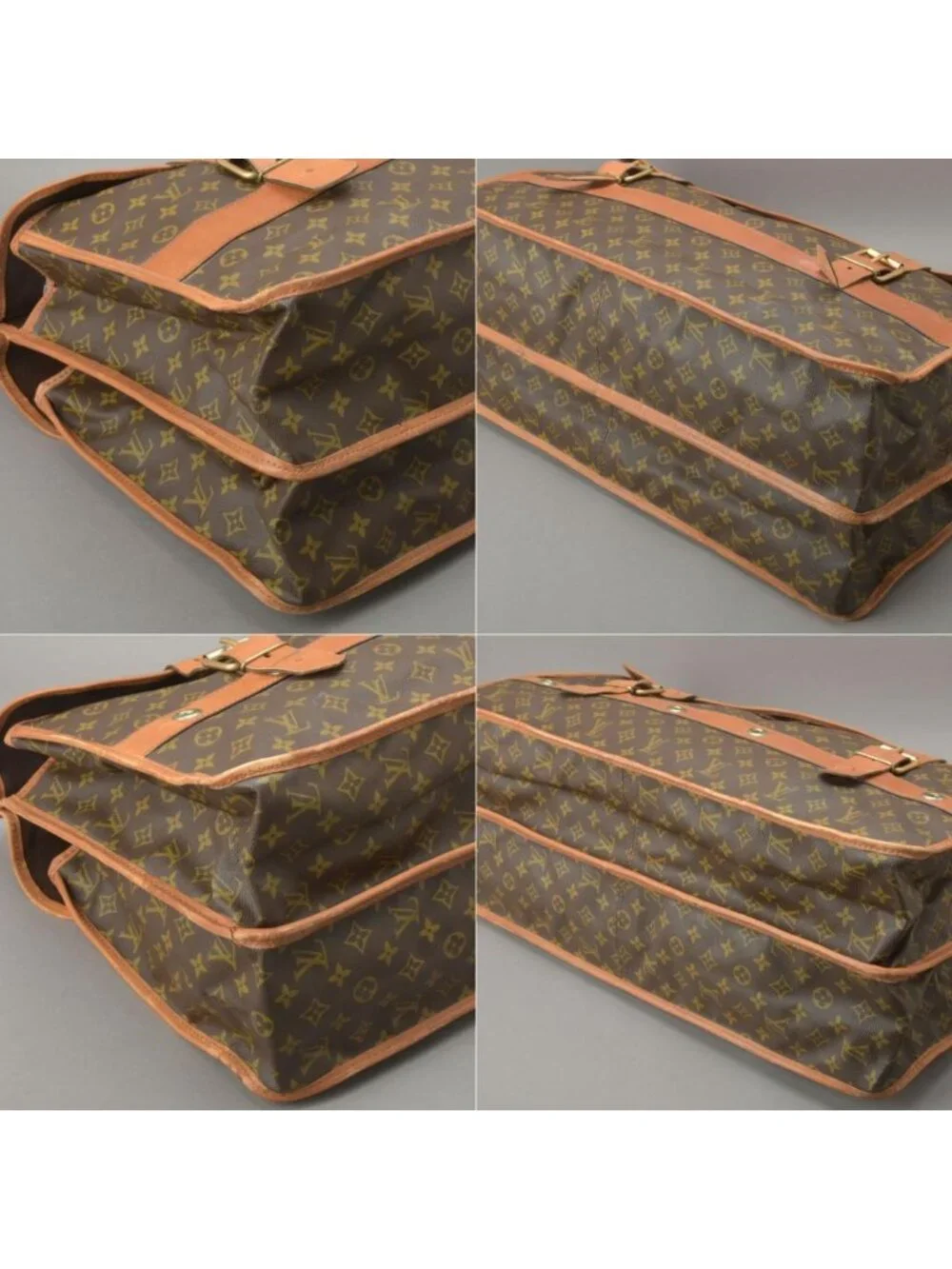 Louis Vuitton Sac Claver Gibier Boston Bag Monogram